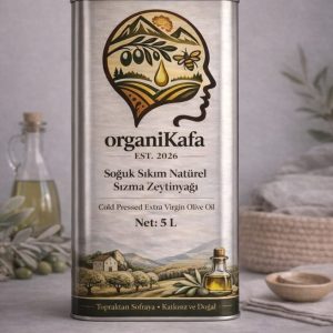 Soğuk Sıkım Natürel Sızma Zeytinyağı 5 L (Teneke) / MEMECİK