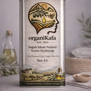 Soğuk Sıkım Natürel Sızma Zeytinyağı 5 L (Teneke) / DOĞAL DENGE