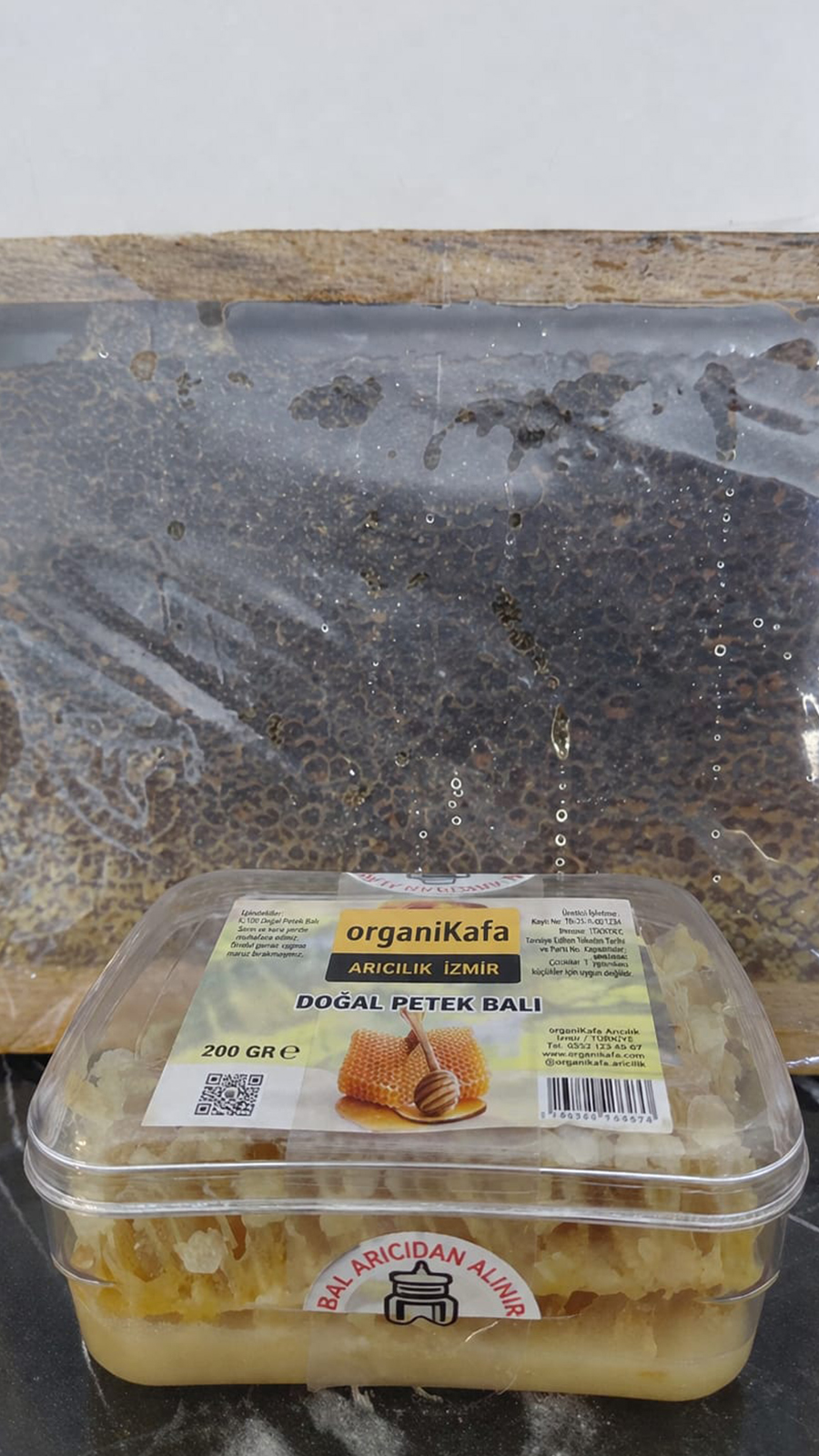 Doğal Petek Balı 200gr (Kahvaltılık Kase)